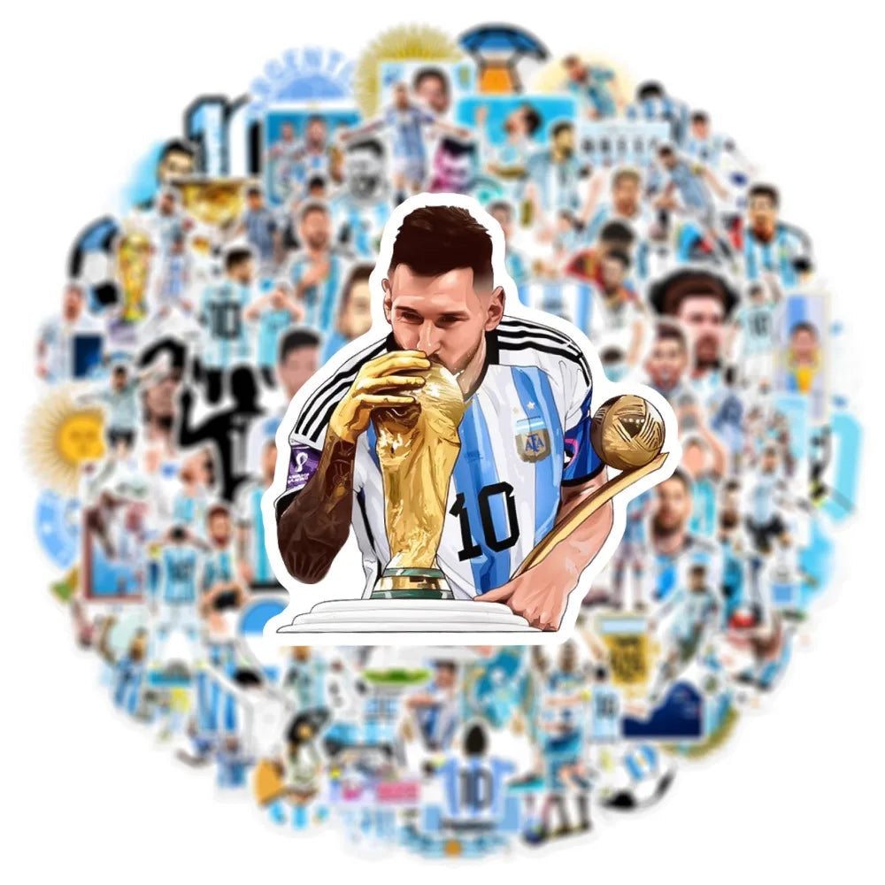 Messi Argentina Stickers 50 Pack