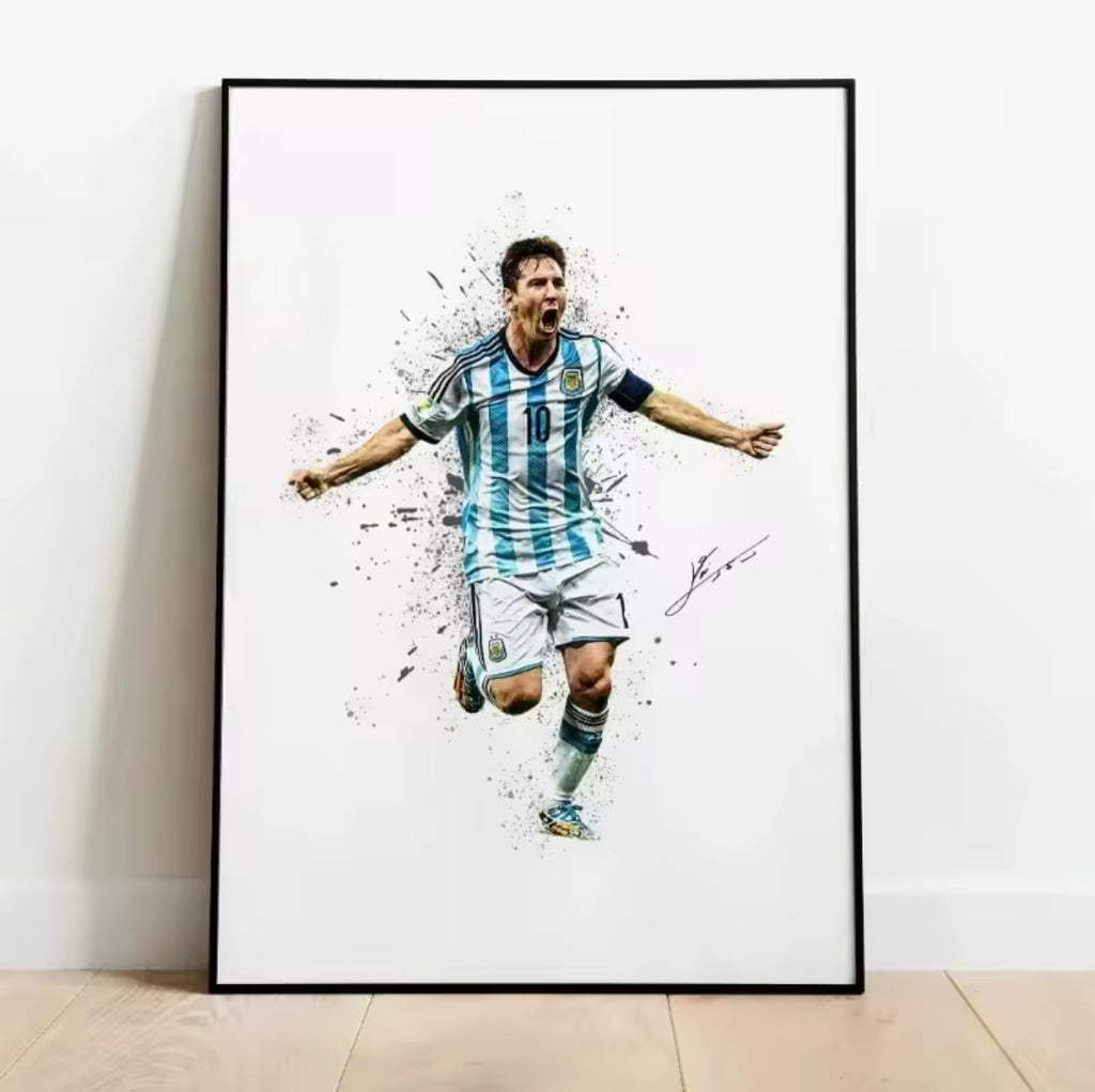 Messi Argentina Canvas Print