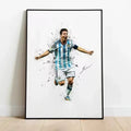 Messi Argentina Canvas Print