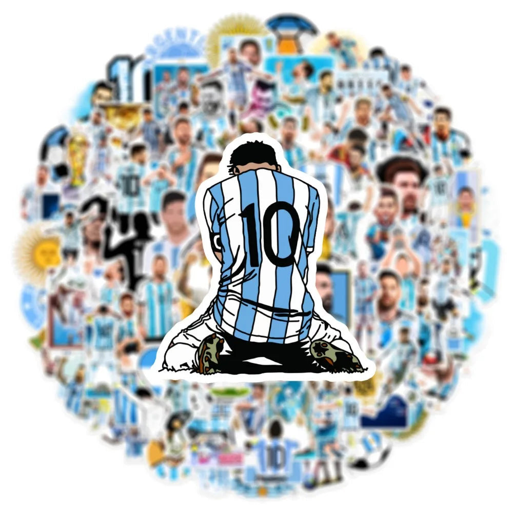 Messi Argentina Stickers 50 Pack
