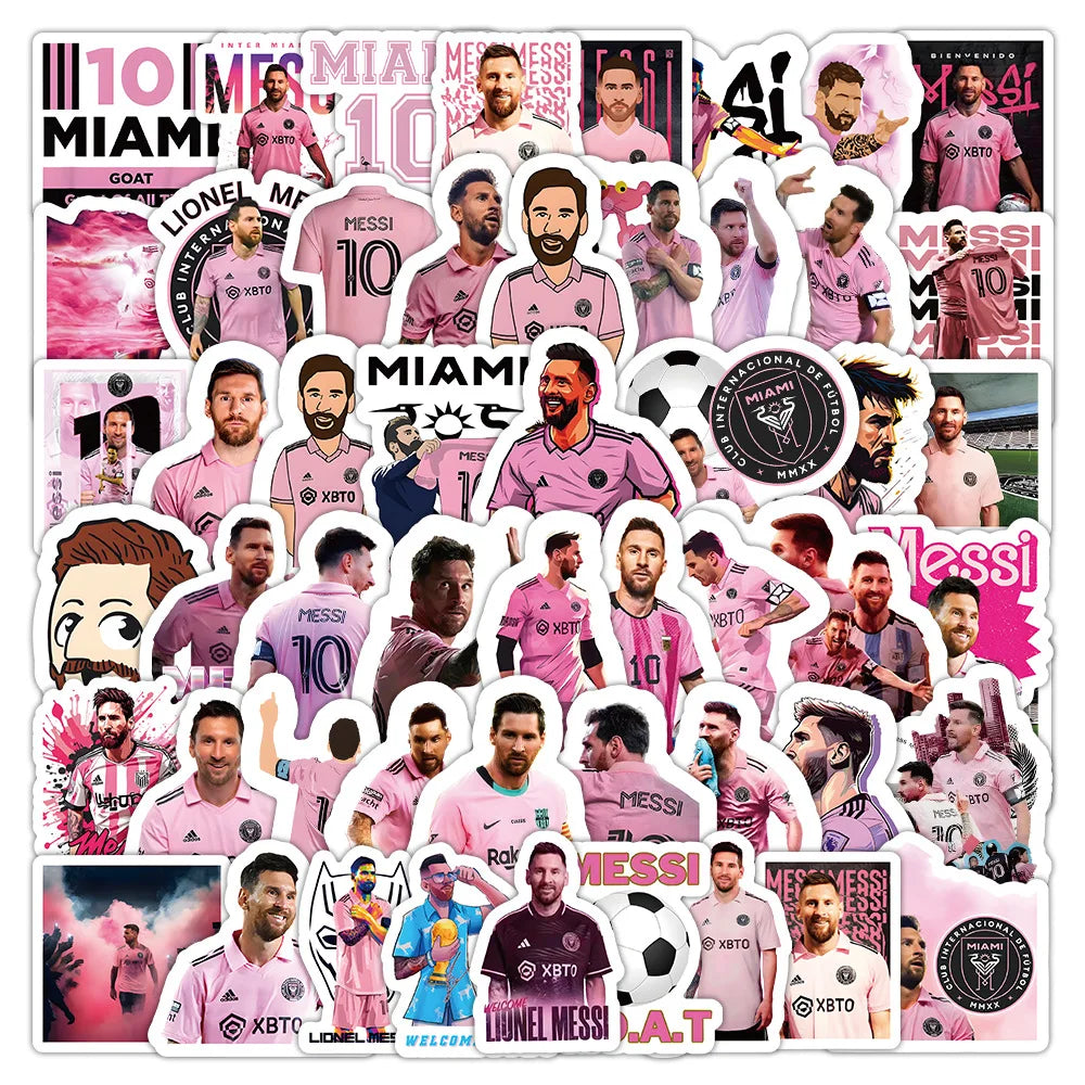 Messi Inter Miami/Barcelona Sticker Bundle