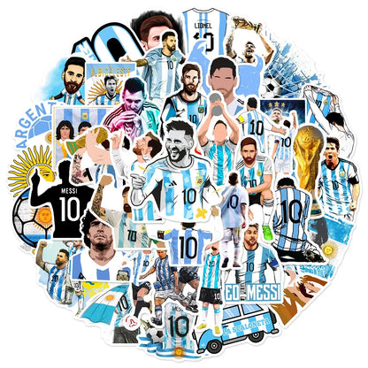 Messi Argentina Stickers 50 Pack